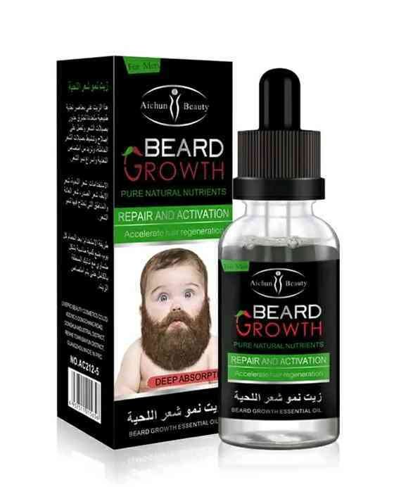 Natural  Organic Beard Oil For Men 100% Effective